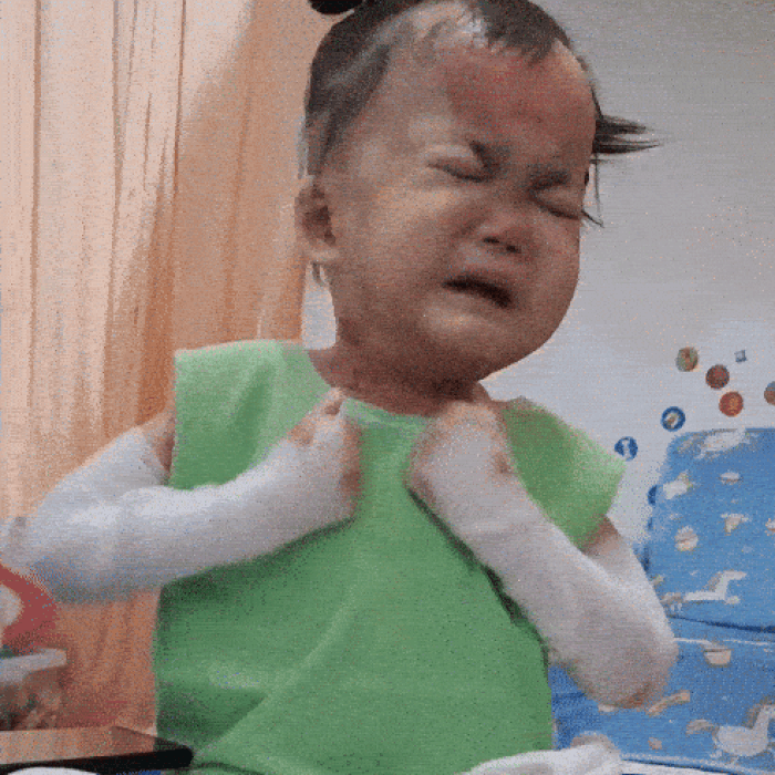Lily, image from the public No Baby Blisters campaign